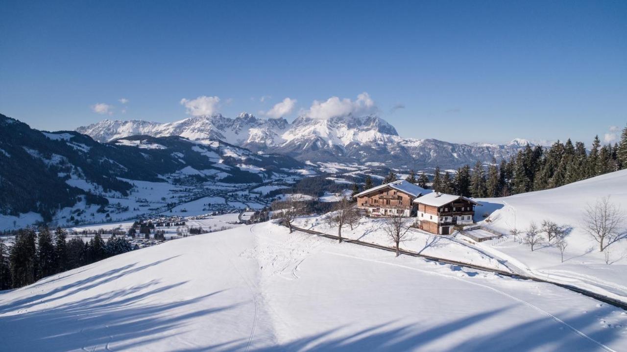 Hahnenkammblick Villa Kitzbuhel Bagian luar foto