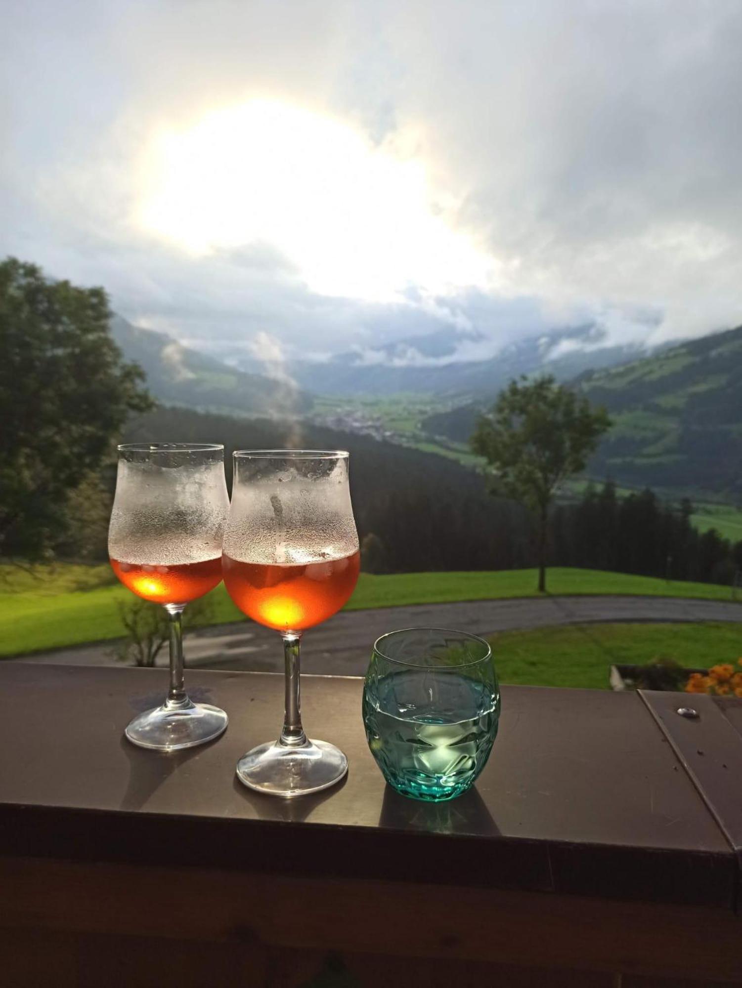 Hahnenkammblick Villa Kitzbuhel Bagian luar foto