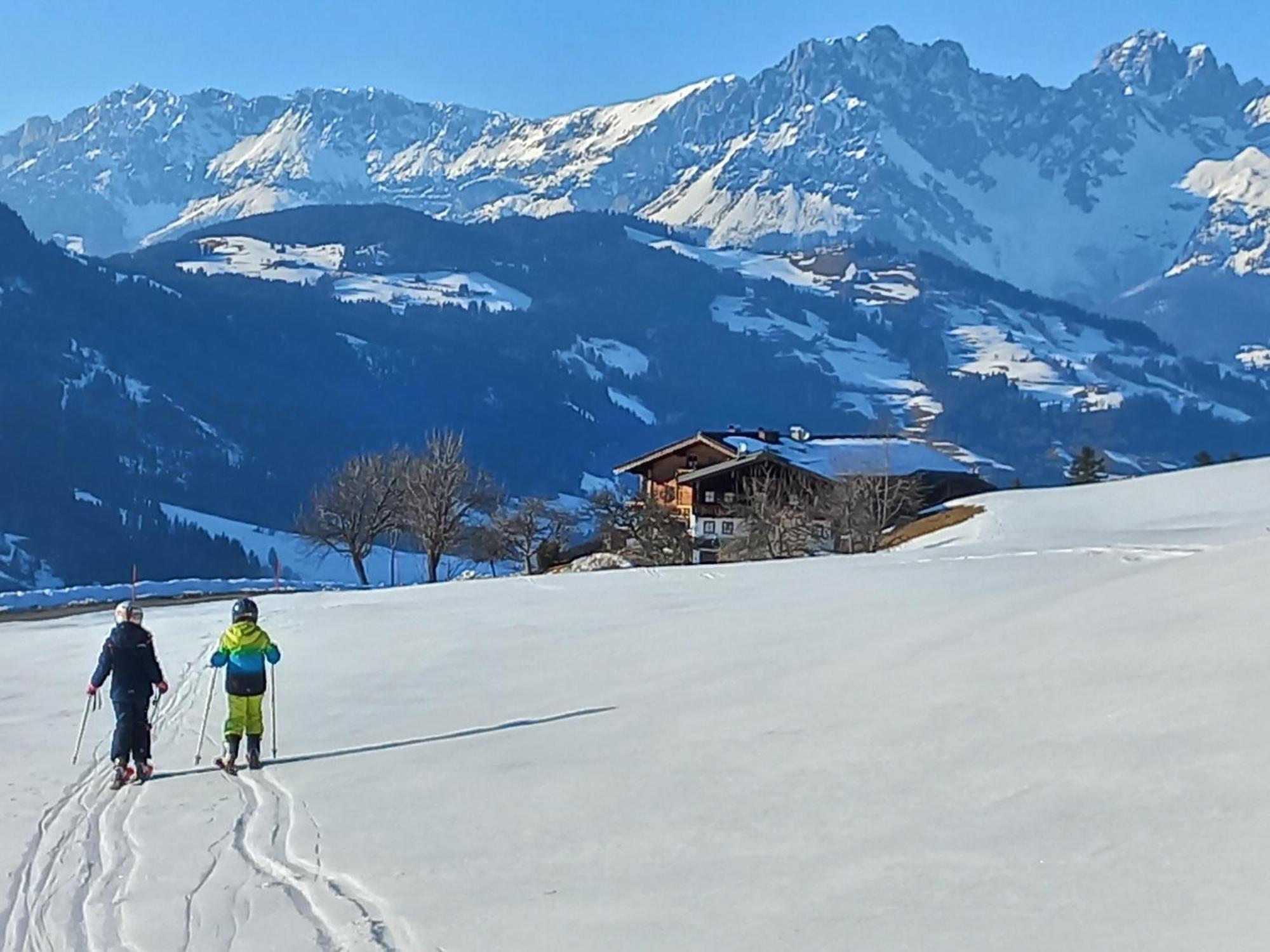 Hahnenkammblick Villa Kitzbuhel Bagian luar foto